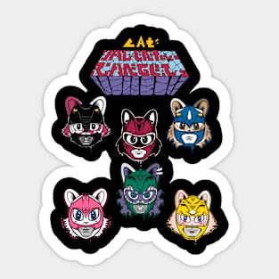 Cat valentine rangers Sticker